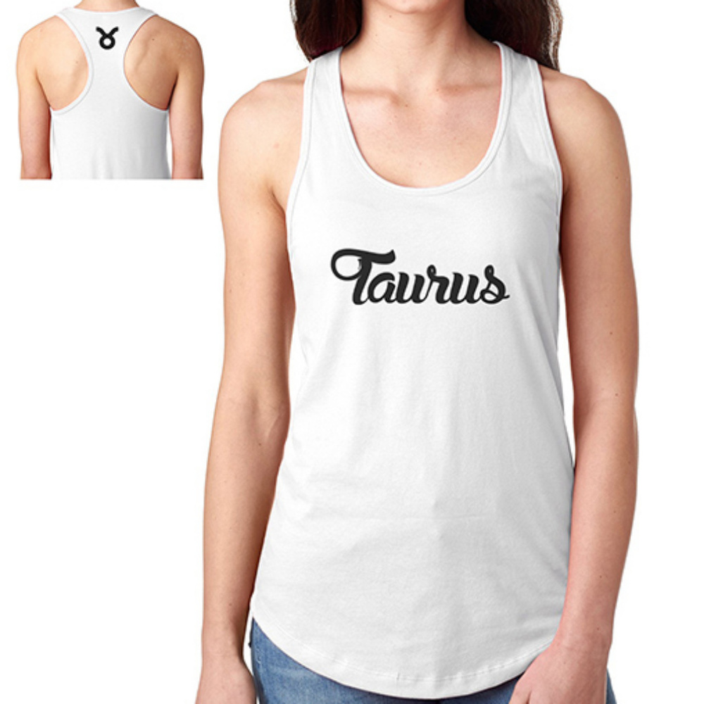 TAURUS Zodiac Racerback Tank